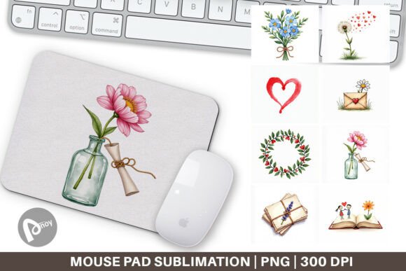 Cozy Valentine Notes Mouse Pad: Where Comfort Meets Personal Expression on Your Desk