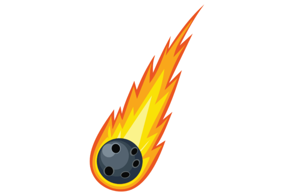 Fiery Meteor: Blazing Design for Explosive Visual Impact