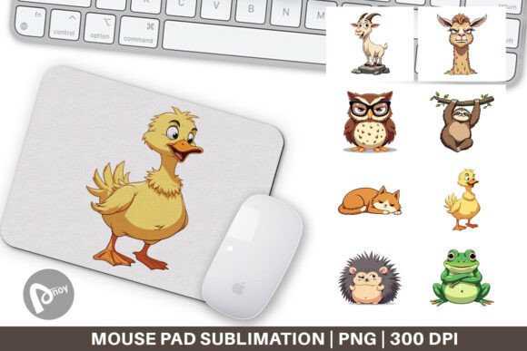 Finding the Right Balance of Personality and Function in a Mouse Pad Quirky Sarcastic Animals Design