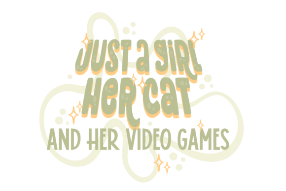 Gamer Cat Girl: Cozy Design for Cat Lovers