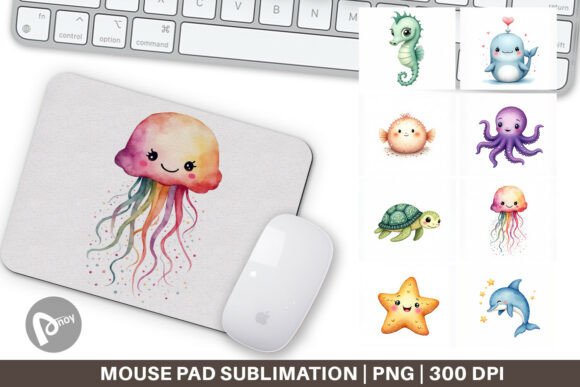 How a Kawaii Ocean Buddies Mouse Pad Transforms Your Desk and Your Workday