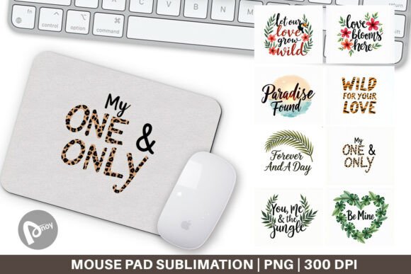 Jungle Love Valentine Mouse Pad: Transform Your Desk into a Productivity Powerhouse