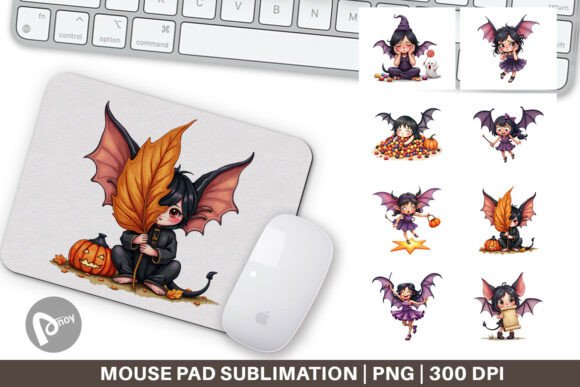 Mouse Pad Bat Fairy Mishaps: Crafting a Unique Workspace Identity