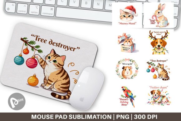 Mouse Pad Christmas Pet Sarcasm: The Perfect Blend of Holiday Cheer and Desk Personality