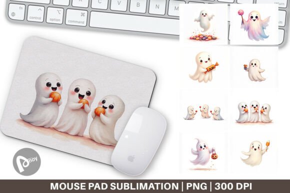 Mouse Pad Ghost Candy Party: A Whimsical Upgrade for Your Desk Setup