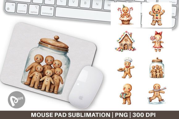 Mouse Pad Gingerbread Joy: A Festive Upgrade for Your Desk That Boosts Productivity and Comfort