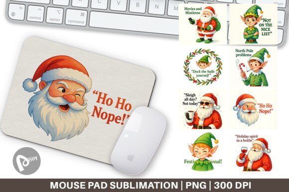 Mouse Pad Sarcastic Santa Elves: A Desktop Upgrade That Actually Works