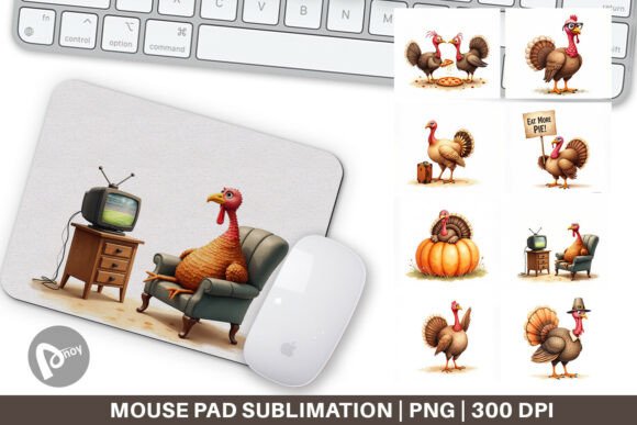 Mouse Pad Turkey Day Off: A Whimsical Desk Upgrade for Productivity and Holiday Cheer