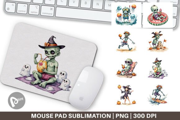 Mouse Pad Zany Zombie Escapades: A Strategic Addition to Your Workspace and Workflow