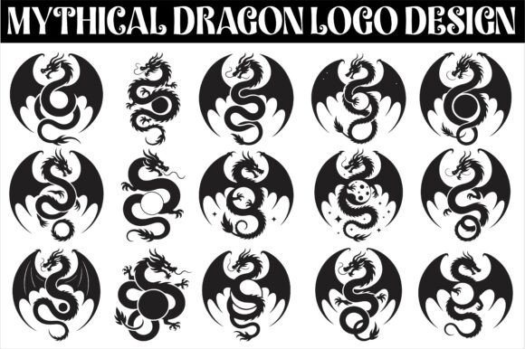 Mythical Dragon Logo Design for Bold Branding