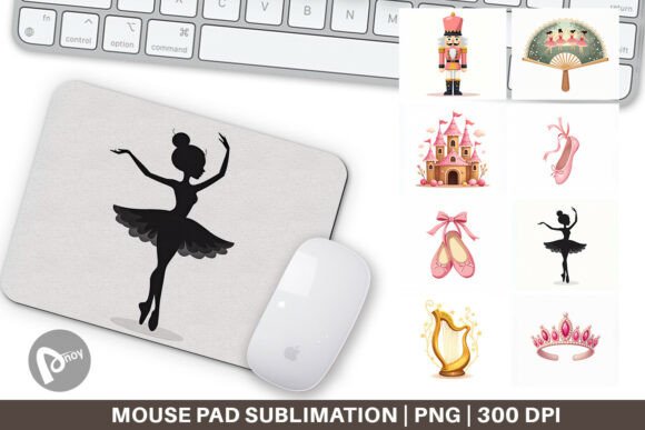 Nutcracker Ballet Mouse Pad: Elegant Desk Decor for Productivity
