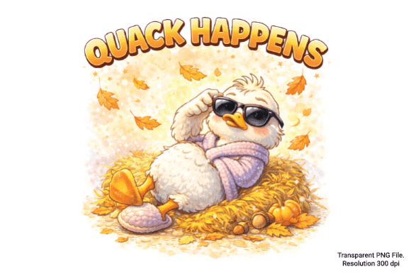 Quack Happens Duck PNG: Evaluating This Whimsical Sublimation Design for Crafters and POD Sellers