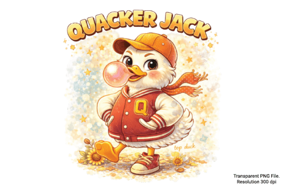Quacker Jack Duck PNG
