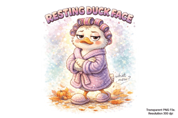 Resting Duck Face PNG: A Strategic Approach to Adding Cozy Charm and Playful Humor to Your Product Line