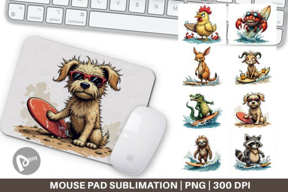 Ride the Wave of Creativity: How Mouse Pad Surf Scream Critters Redefines Desktop Expression