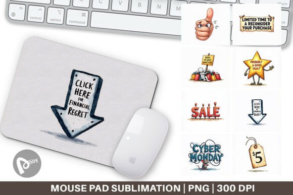 Sarcastic Cyber Monday Mouse Pad: A Desk Upgrade You Didn’t Know You Needed