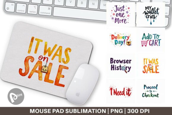 Sarcastic Shopper Mouse Pad: A Bold Statement for Your Desk Setup