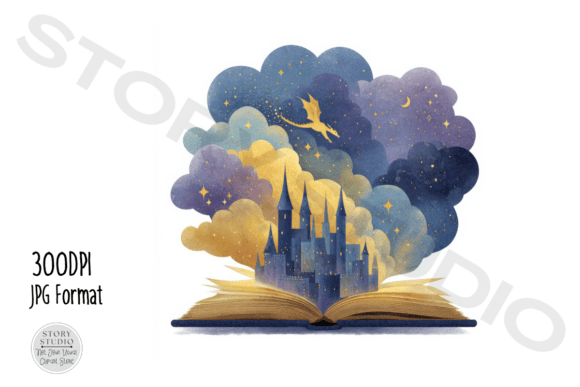 The Art of Enchantment: Exploring Magical Book Fantasy Smoke Clipart