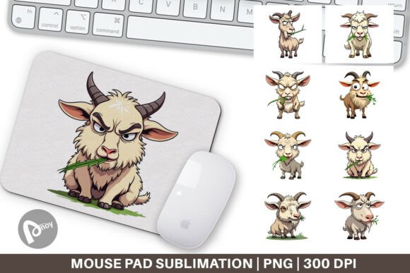 The Mouse Pad Judgy Goat: Why Your Desk Needs a Judgmental Companion