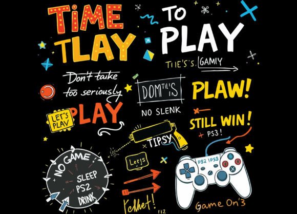 Time to Play Video Game SVG, PNG: Evaluating a Versatile Gaming Illustration Pack for Creative Projects
