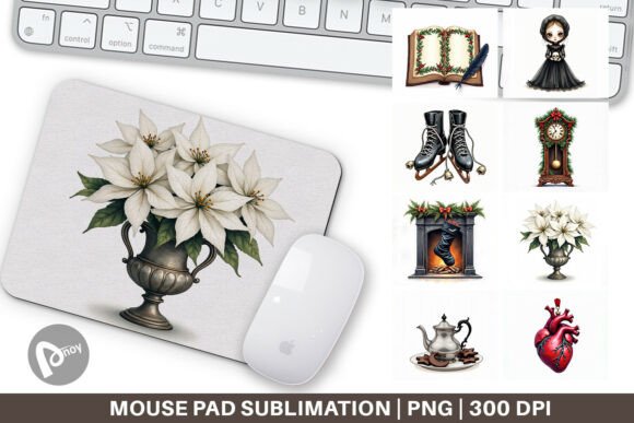 Victorian Gothic Mouse Pad: Elegance Meets Productivity for Your Workspace