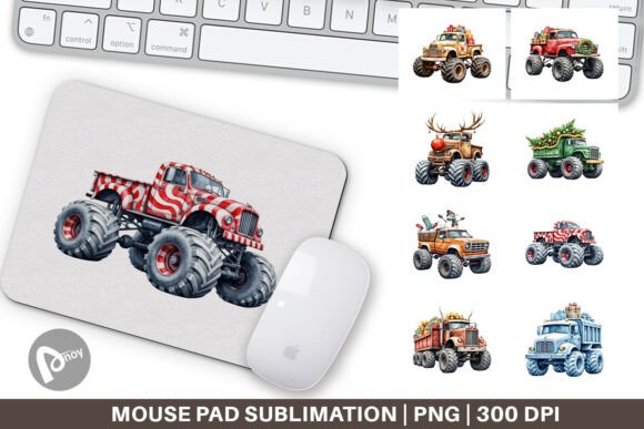 Why a Mouse Pad Christmas Monster Truck Brings Unexpected Joy to Your Desk